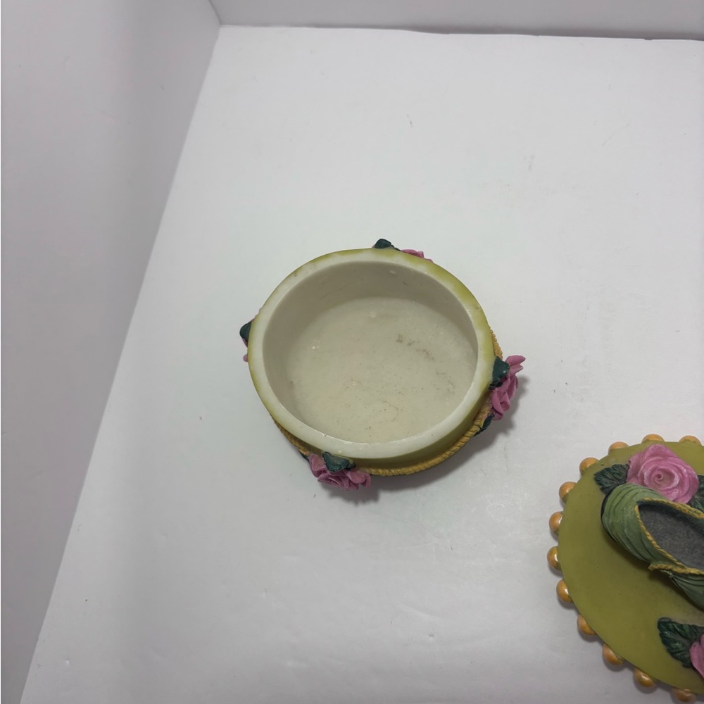 Whimsical Green and Pink Floral Heels‎ container. - Picture 5 of 5
